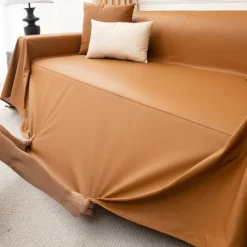 Waterproof Leather Sofa Cover Full-Coverage Anti-Cat Scratch Sofa Cover Cloth Padded Towel