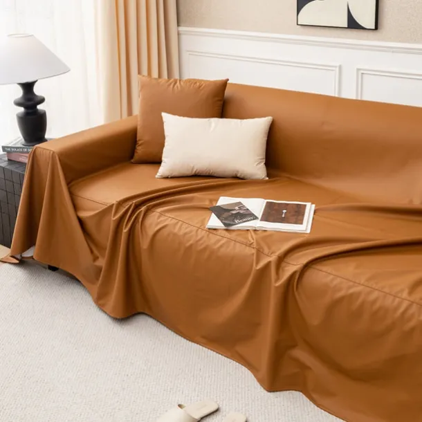 Waterproof Leather Sofa Cover Full-Coverage Anti-Cat Scratch Sofa Cover Cloth Padded Towel