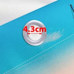 Waterproof Outdoor Curtain Privacy, Sliding Patio Curtain Drapes, Pergola Curtains Grommet 3D Ocean Boat Landscape For Gazebo, Balcony, Porch, Party, 1 Panel