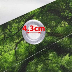 Waterproof Outdoor Curtain Privacy, Outdoor Shades, Sliding Patio Curtain Drapes, Pergola Curtains Grommet Forest For Gazebo, Balcony, Porch, Party