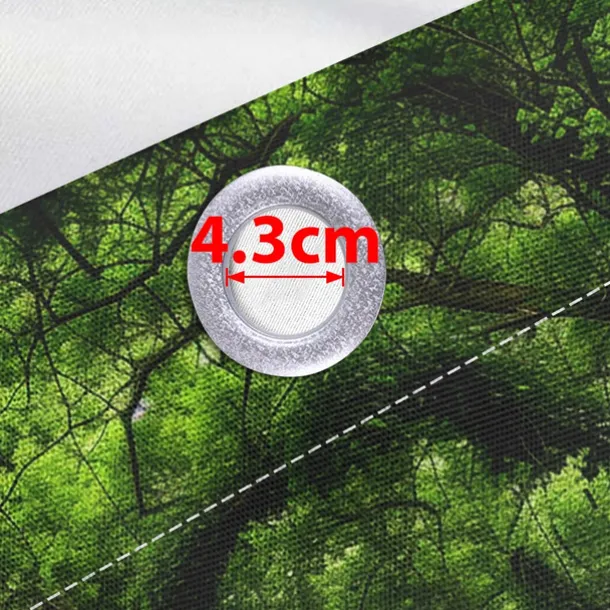 Waterproof Outdoor Curtain Privacy, Outdoor Shades, Sliding Patio Curtain Drapes, Pergola Curtains Grommet Forest For Gazebo, Balcony, Porch, Party