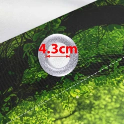 Waterproof Outdoor Curtain Privacy, Outdoor Shades, Sliding Patio Curtain Drapes, Pergola Curtains Grommet Forest For Gazebo, Balcony, Porch, Party