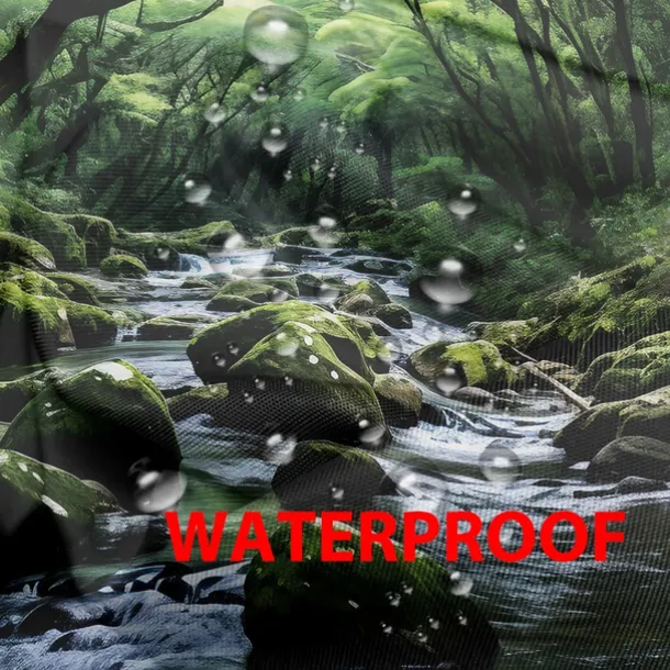 Waterproof Outdoor Curtain Privacy, Outdoor Shades, Sliding Patio Curtain Drapes, Pergola Curtains Grommet Forest Creek For Gazebo, Balcony, Porch, Party