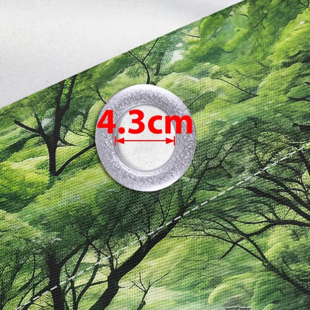 Waterproof Outdoor Curtain Privacy, Outdoor Shades, Sliding Patio Curtain Drapes, Pergola Curtains Grommet Forest Creek For Gazebo, Balcony, Porch, Party