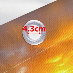 Waterproof Outdoor Curtain Privacy, Sliding Patio Curtain Drapes, Pergola Curtains Grommet 3D Ocean Beach Landscape For Gazebo, Balcony, Porch, Party, 1 Panel