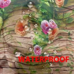 Waterproof Outdoor Curtain Privacy, Outdoor Shades, Sliding Patio Curtain Drapes, Pergola Curtains Grommet Brick Wall For Gazebo, Balcony, Porch, Party