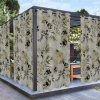 Waterproof Outdoor Curtain Privacy, Sliding Patio Curtain Drapes, Pergola Curtains Grommet Rainbow Color For Gazebo, Balcony, Porch, Party, 1 Panel