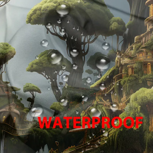 Waterproof Outdoor Curtain Privacy, Outdoor Shades, Sliding Patio Curtain Drapes, Pergola Curtains Grommet Mushroom Forest For Gazebo, Balcony, Porch, Party