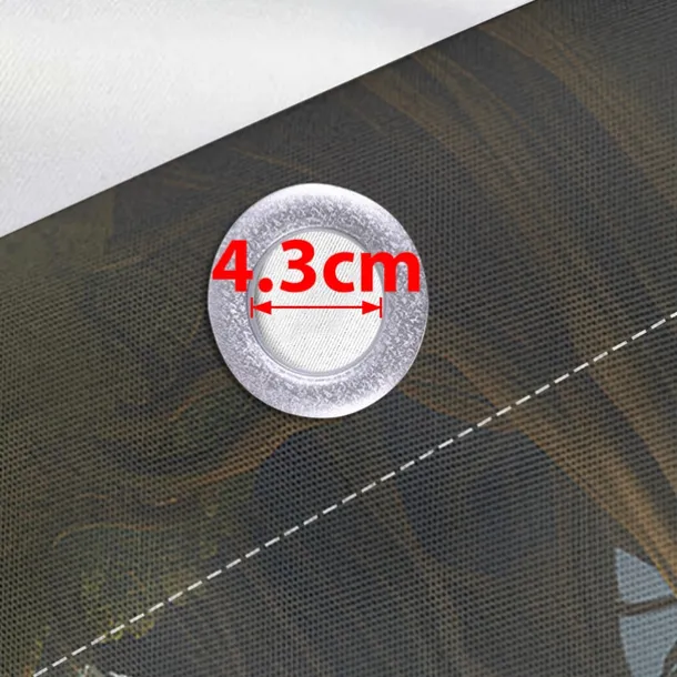 Waterproof Outdoor Curtain Privacy, Outdoor Shades, Sliding Patio Curtain Drapes, Pergola Curtains Grommet Mushroom Forest For Gazebo, Balcony, Porch, Party