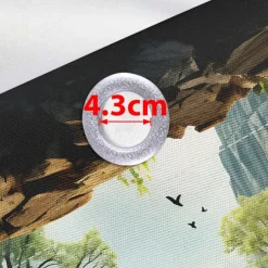 Waterproof Outdoor Curtain Privacy, Outdoor Shades, Sliding Patio Curtain Drapes, Pergola Curtains Grommet Forest Cascade For Gazebo, Balcony, Porch, Party