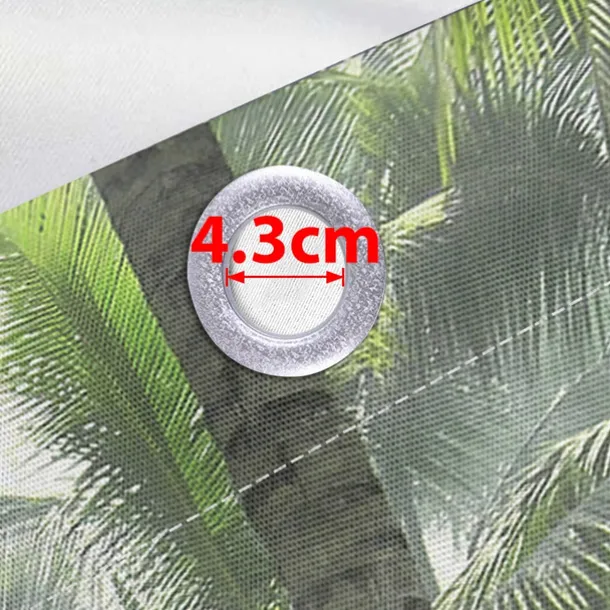 Waterproof Outdoor Curtain Privacy, Outdoor Shades, Sliding Patio Curtain Drapes, Pergola Curtains Grommet Forest Birds For Gazebo, Balcony, Porch, Party