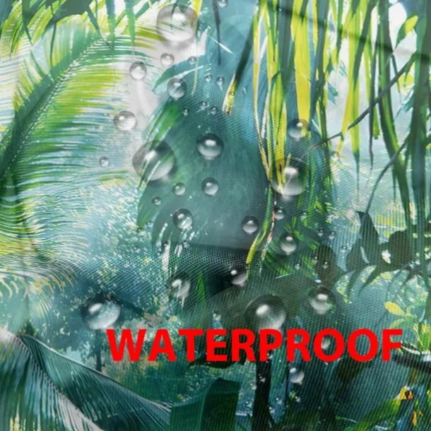 Waterproof Outdoor Curtain Privacy, Outdoor Shades, Sliding Patio Curtain Drapes, Pergola Curtains Grommet Forest Birds For Gazebo, Balcony, Porch, Party