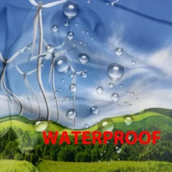 Waterproof Outdoor Curtain Privacy, Outdoor Shades, Sliding Patio Curtain Drapes, Pergola Curtains Grommet Ocean Beach For Gazebo, Balcony, Porch, Party