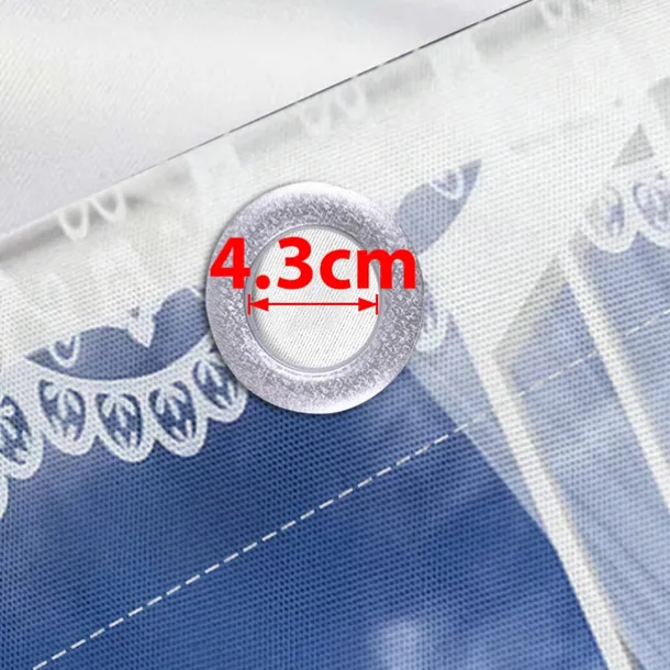 Waterproof Outdoor Curtain Privacy, Outdoor Shades, Sliding Patio Curtain Drapes, Pergola Curtains Grommet Ocean Beach For Gazebo, Balcony, Porch, Party