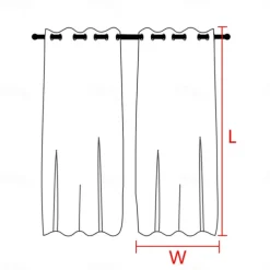 Waterproof Outdoor Curtains for Indoor Wedding Patio Thick Privacy Grommet Curtains for Wedding Bedroom, Living Room, Porch, Pergola, Cabana, 1 Panel