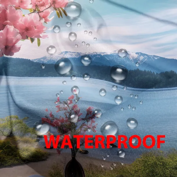 Waterproof Outdoor Curtain Privacy, Outdoor Shades, Sliding Patio Curtain Drapes, Pergola Curtains Grommet Window Mountain For Gazebo, Balcony, Porch, Party