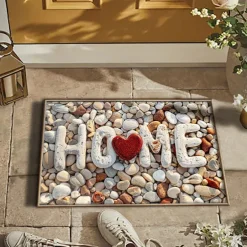 Wedding Cobblestone Home Doormat Kitchen Mat Floor Mat Non-Slip Area Rug Oil Proof Rug Indoor Outdoor Mat Bedroom Decor Bathroom Mat Entrance Rug