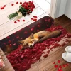 Wedding Doormat Kitchen Mat Floor Mat Non-Slip Area Rug Oil Proof Rug Indoor Outdoor Mat Bedroom Decor Bathroom Mat Entrance Rug