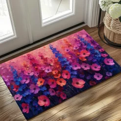 Wedding Oil Painting Flowers Doormat Non-Slip Oil Proof Rug Indoor Outdoor Mat Bedroom Decor Bathroom Mat Entrance Rug Door Mat