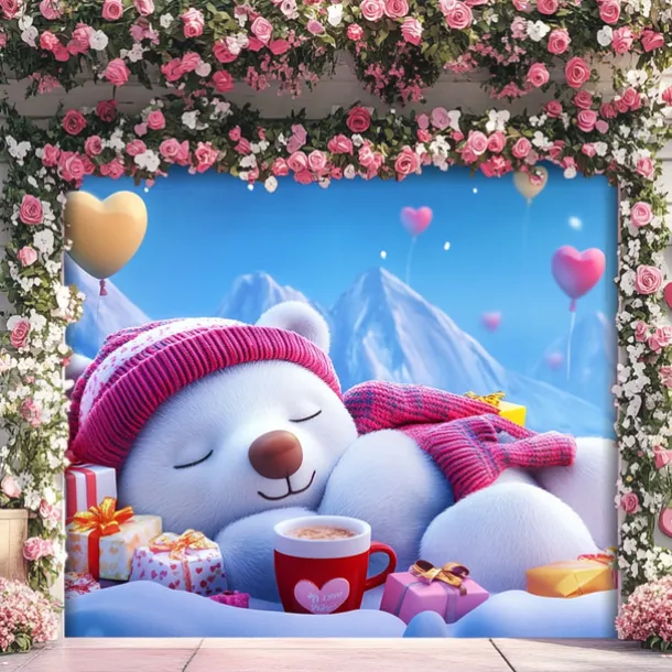 Wedding Outdoor Decorations Garage Door Cover Banner Large Backdrop Decoration for Outdoor Garage Door Home Wall Decorations Event Party Parade