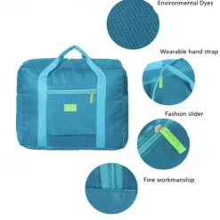 Weekender Bag Travel Duffel Bag with Shoe Compartment, Gym Bag with Wet Dry Separation for Women Men, Waterproof Portable Quilt Storage Bag, Large-Capacity Travel Organizer for Business Trip