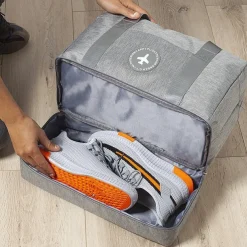 Weekender Bag Travel Duffel Bag with Shoe Compartment, Gym Bag with Wet Dry Separation for Women Men, Waterproof Luggage Bag with Wet-Dry Separation, Beach, Swimming & Fitness Organizer