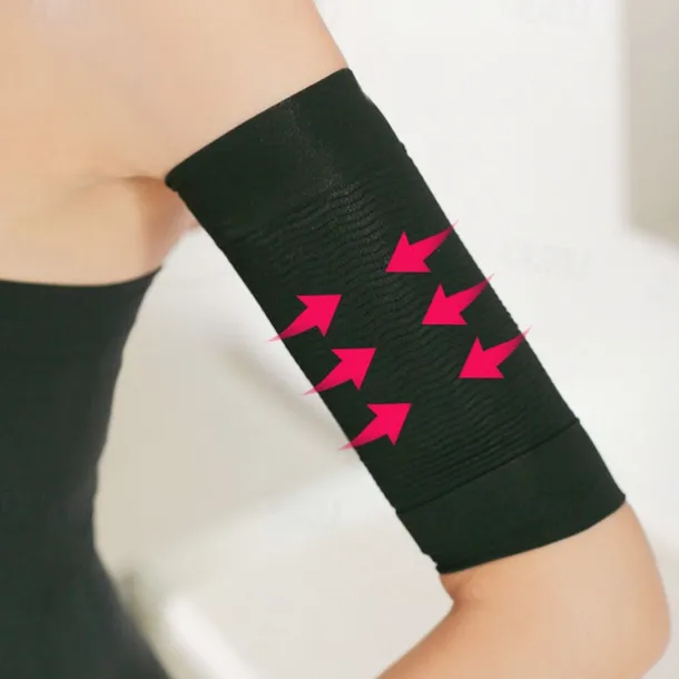 Weight Loss Arm Sleeves (Fit Up To 70kg) Shaper Massage Sleeves For Slimming Arms Fat Burning Running Arm Wraps