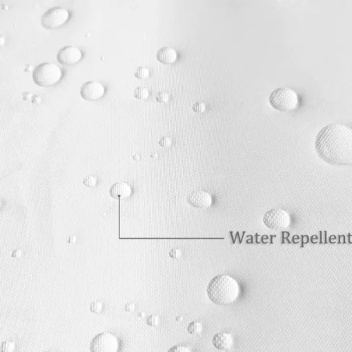 White Shower Curtain Liner White Water Repellent Weighted Fabric 180cm*180cm(70"*70") for Bathroom Hotel Spa, Odorless, Washable