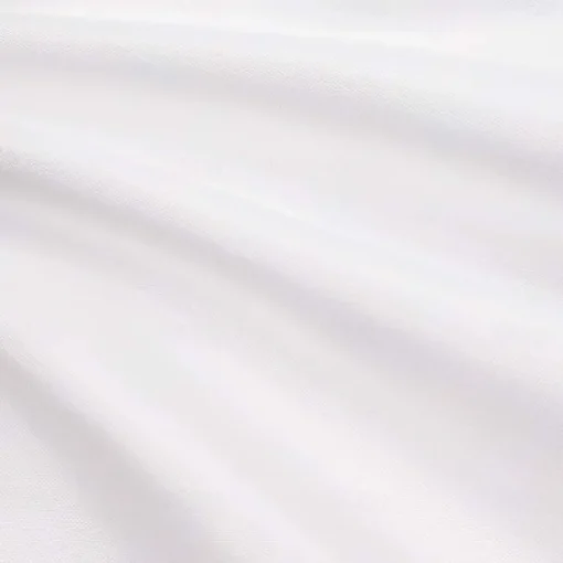 White Shower Curtain Liner White Water Repellent Weighted Fabric 180cm*180cm(70"*70") for Bathroom Hotel Spa, Odorless, Washable