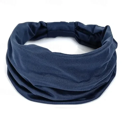 Wide Headbands For Women Non Slip Soft Elastic Hair Bands Yoga Running Sports Workout Gym Head Wraps Knotted Cotton Cloth African Turbans Bandana