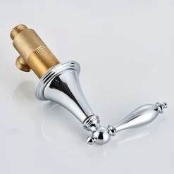Widespread Bathroom Faucet Sink Mixer Basin Taps, Twin Handle Vessel Tap with Cold and Hot Hose