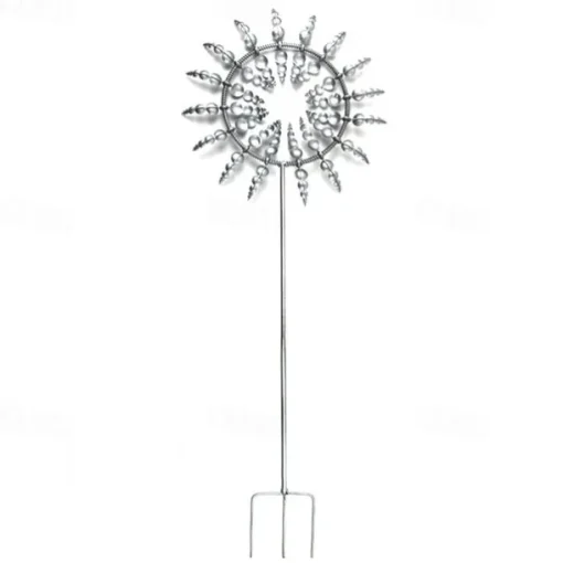 Wind Spinners for Yard Unique And Magical Metal Windmill Outdoor Wind Spinners Ball Bearing Construction Durable Silent Exotic Yard Garden Decoration