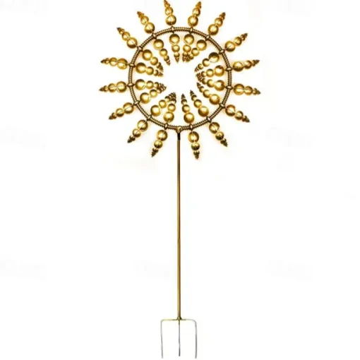 Wind Spinners for Yard Unique And Magical Metal Windmill Outdoor Wind Spinners Ball Bearing Construction Durable Silent Exotic Yard Garden Decoration