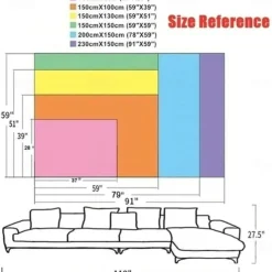 Window Landscape Wall Tapestry Art Decor Blanket Curtain Picnic Tablecloth Hanging Home Bedroom Living Room Dorm Decoration Polyester Sea Ocean Beach Palm