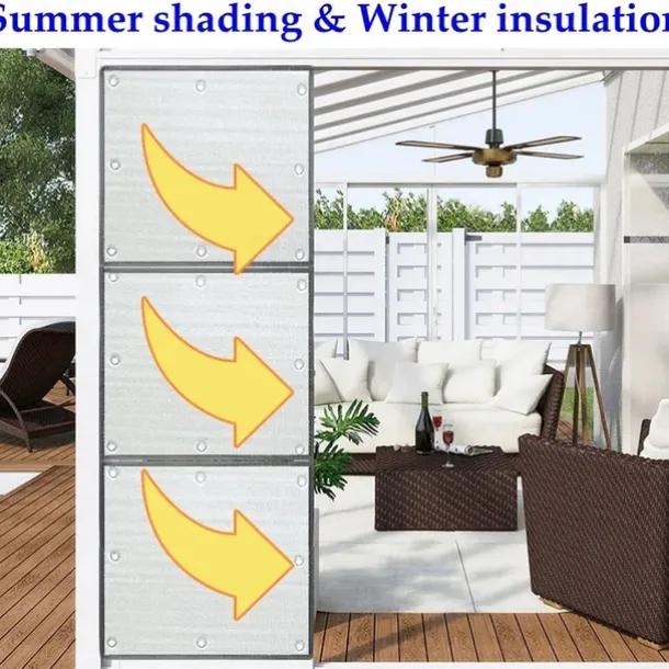 Window Sun Shade Film Home Sunshade Protector Pad Aluminum Foil Anti-UV Sunshine Room Balcony Insulation Film Shading Board