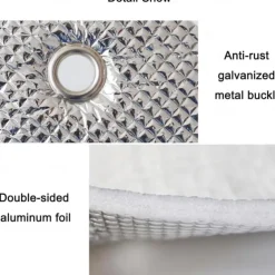 Window Sun Shade Film Home Sunshade Protector Pad Aluminum Foil Anti-UV Sunshine Room Balcony Insulation Film Shading Board