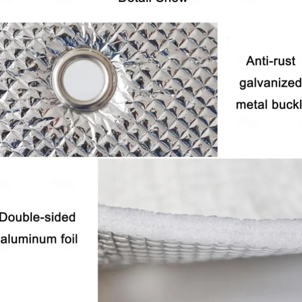 Window Sun Shade Film Home Sunshade Protector Pad Aluminum Foil Anti-UV Sunshine Room Balcony Insulation Film Shading Board