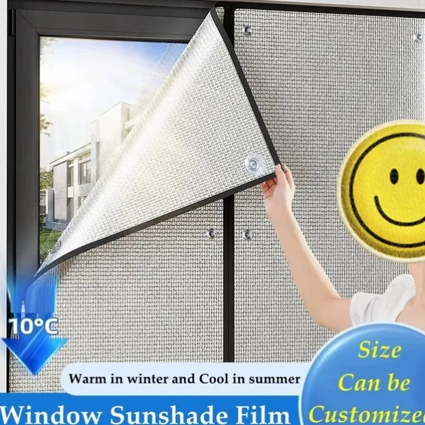 Window Sun Shade Film Home Sunshade Protector Pad Aluminum Foil Anti-UV Sunshine Room Balcony Insulation Film Shading Board