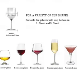 Wine Glass Rack Under Cabinet Stemware Holder Metal Wine Glass Organizer Glasses Storage Hanger for Bar Kitchen Home Black Gold White 3 Rows