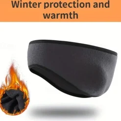 Winter Fleece Ear Warmer Headband, Cold Weather Ear Warmers Muffs Headband, Keep Ears Warm Headband For Ski Running Cycling
