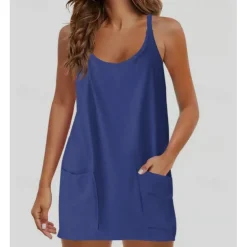 Women's Summer Sleeveless Mini Dress