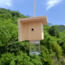 Wood Carpenter Bees Trap For Outside Wood Boring Bees Trap Carpenter Bees Traps Outdoor Hanging Insect Traps Removes