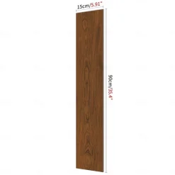 Wood Floor Wallpaper Peel And Stick Wall Sticker PVC Self Adhesive for Home Decor Home Living Room Bedroom Floor Tile Renovation Stickers Waterproof 15x90cm / 6''x35.4''