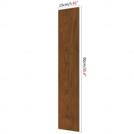 Wood Floor Wallpaper Peel And Stick Wall Sticker PVC Self Adhesive for Home Decor Home Living Room Bedroom Floor Tile Renovation Stickers Waterproof 15x90cm / 6''x35.4''