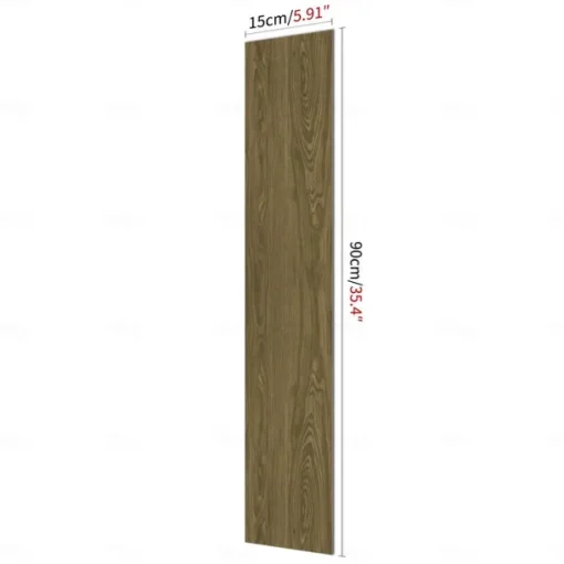 Wood Floor Wallpaper Peel And Stick Wall Sticker PVC Self Adhesive for Home Decor Home Living Room Bedroom Floor Tile Renovation Stickers Waterproof 15x90cm / 6''x35.4''