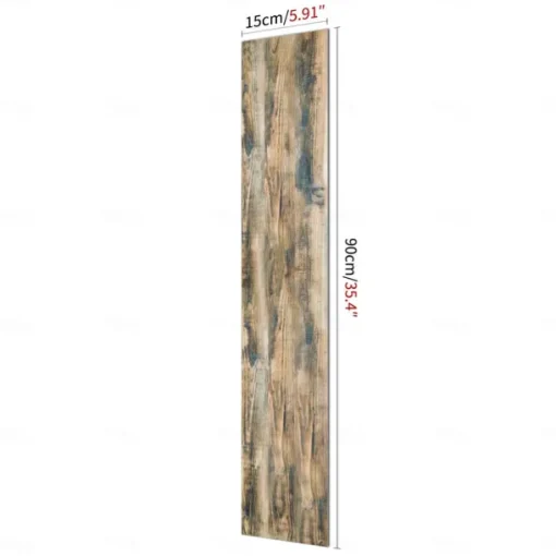 Wood Floor Wallpaper Peel And Stick Wall Sticker PVC Self Adhesive for Home Decor Home Living Room Bedroom Floor Tile Renovation Stickers Waterproof 15x90cm / 6''x35.4''