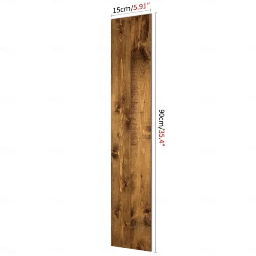 Wood Floor Wallpaper Peel And Stick Wall Sticker PVC Self Adhesive for Home Decor Home Living Room Bedroom Floor Tile Renovation Stickers Waterproof 15x90cm / 6''x35.4''