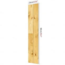 Wood Floor Wallpaper Peel And Stick Wall Sticker PVC Self Adhesive for Home Decor Home Living Room Bedroom Floor Tile Renovation Stickers Waterproof 15x90cm / 6''x35.4''