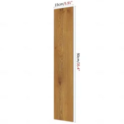Wood Floor Wallpaper Peel And Stick Wall Sticker PVC Self Adhesive for Home Decor Home Living Room Bedroom Floor Tile Renovation Stickers Waterproof 15x90cm / 6''x35.4''