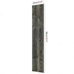 Wood Floor Wallpaper Peel And Stick Wall Sticker PVC Self Adhesive for Home Decor Home Living Room Bedroom Floor Tile Renovation Stickers Waterproof 15x90cm / 6''x35.4''